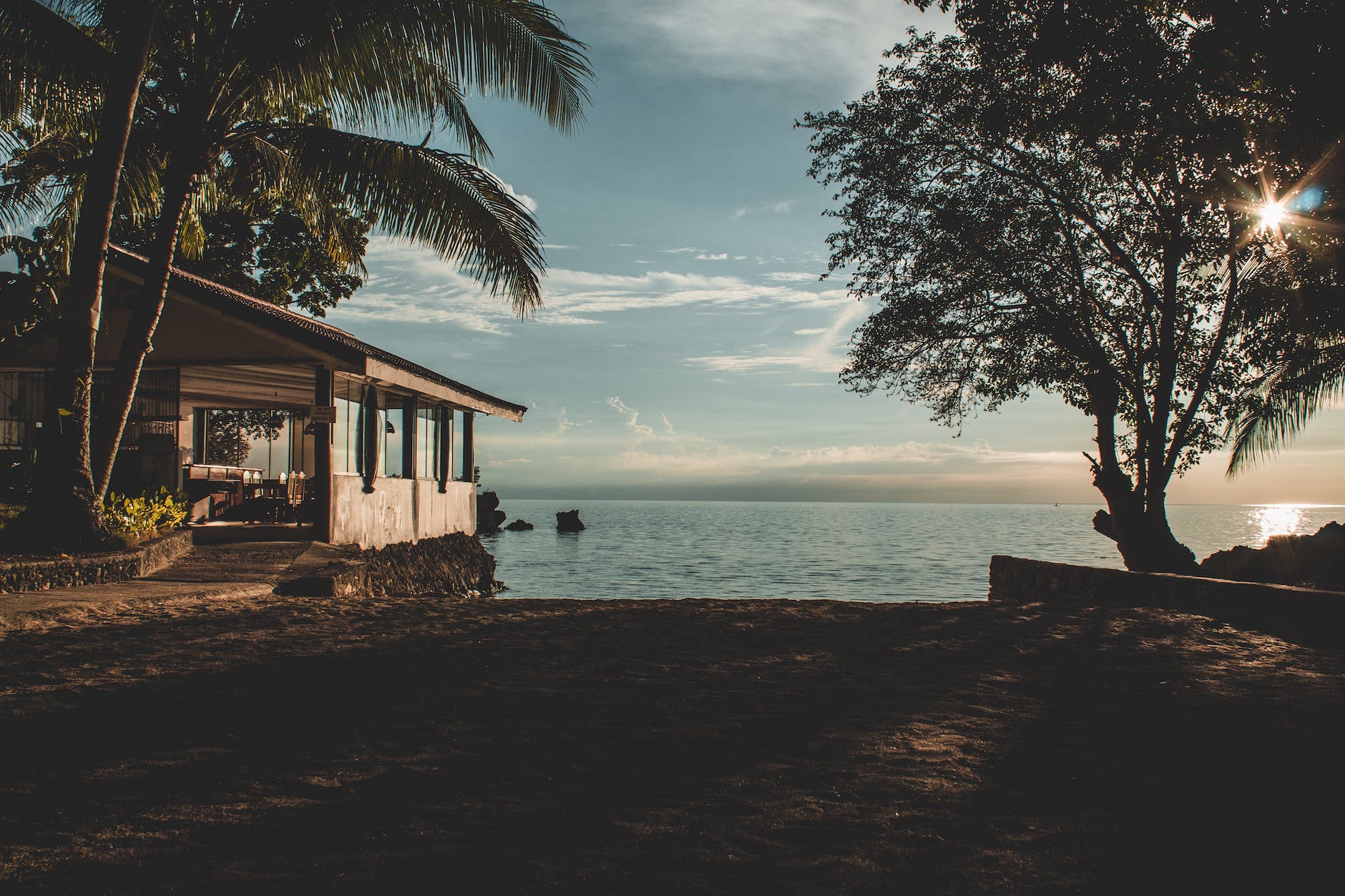 photo of house near beach